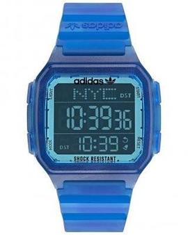 Reloj ADIDAS Street digital azul cuadrado
