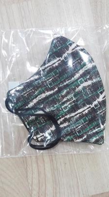 Ferchi mascarillas hombre reversibles verde rallas