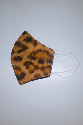 Mascarilla LUPYTA reversible estampado leopardo/negro