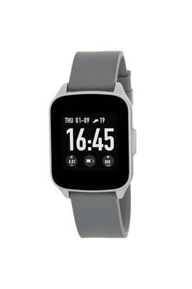 Smart watch MAREA cuadrado plata silicona gris