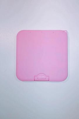 Pack porta mascarilla rosa + 2 mascarillas infantil