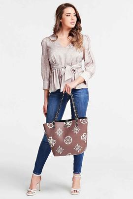 Shopper GUESS alby maxi logo