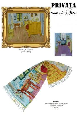 Bufanda PRIVATA Van Gogh 'Dormitorio en Arles'