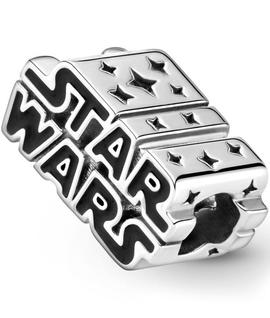 Charm PANDORA  plata logo STAR WARS en 3D