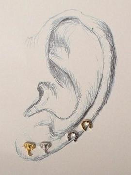 Piercing LUXENTER Baowa plata cabeza elefante