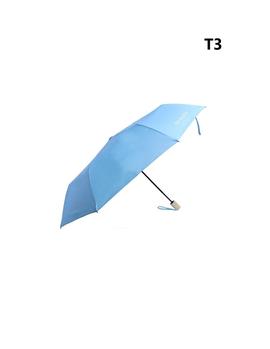 Paraguas DON ALGODON encarte color liso logo blanco