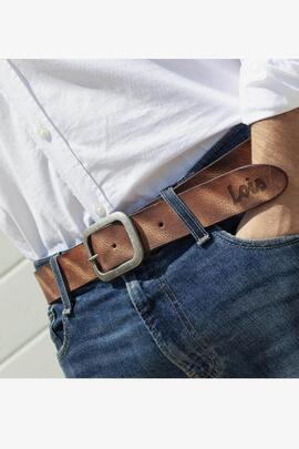 Cinto LOIS  belt marron piel 40mm