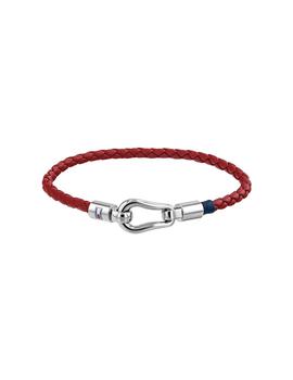 Pulsera TOMMY HILFIGER Tren Leather Red