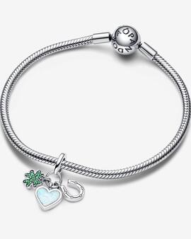 Charm PANDORA Trébol de Cuatro Hojas, Corazón y Herradura