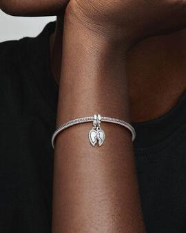 Charm Colgante PANDORA Divisible Corazón Amistad
