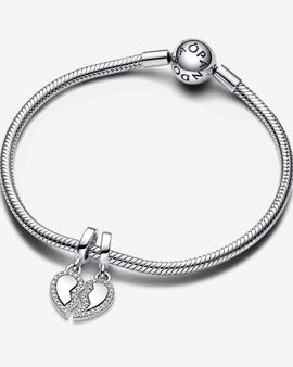 Charm Colgante PANDORA Divisible Corazón Amistad
