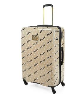 Maleta DKNY grande beige logos