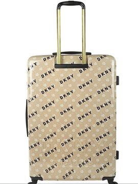 Maleta DKNY grande beige logos