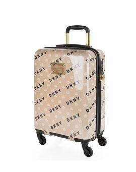 Maleta DKNY cabina beige logos