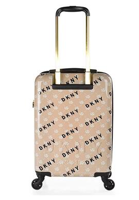 Maleta DKNY cabina beige logos