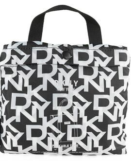 Packable Tote DKNY negro estamp logo