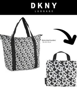 Packable Tote DKNY negro estamp logo