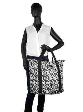 Packable Tote DKNY negro estamp logo