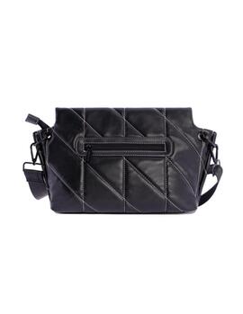 Bandolera AMICHI Alegria negra pespunte
