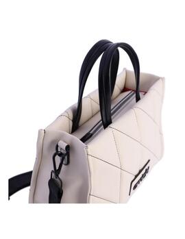 Bolso AMICHI Alda mano cuadrado pespuntes