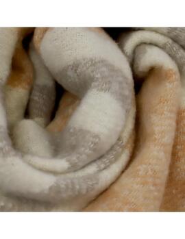 Bufanda DON ALGODON Fedra beige naranja
