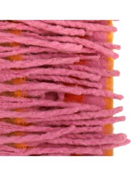 Bufanda DON ALGODON Fedra fucsia y naranja