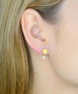 Pendientes GUESS crazy earrings dorado