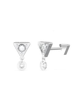 Pendientes GUESS Crazy Earrings acero triangulo