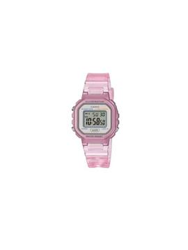 Reloj CASIO digital rosa silicona cuadrado