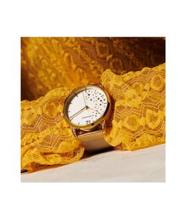 Reloj RADIANT Fomentor dorado malla milanesa