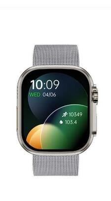 Smart watch RADANT cuadrado correa milanesa gris