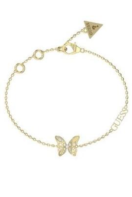 Guess pulsera dorada mariposa circonitas