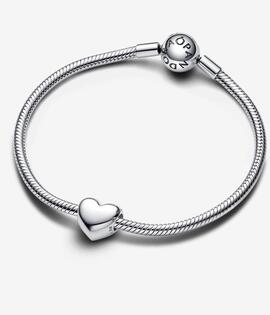 Charm PANDORA Grabable en plata Corazón Be Love