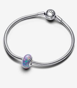 Charm PANDORA murano Morado Opalescente