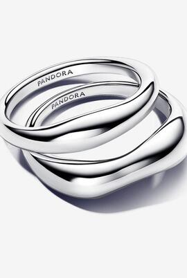 Anillos PANDORA Combinables Forma Orgánica