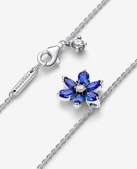 Colgante PANDORA  plata Herbario Brillante Azul