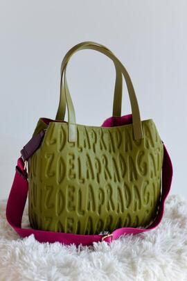 Shopper AGATHA piel verde