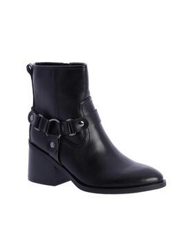 Botin DON ALGODON Edinburgo negro anilla pavonada