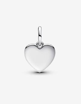 Charm PANDORA colgar plata Grabable Corazón Amo