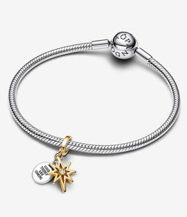 Charm PANDORA Colgante Grabable Estrella Polar