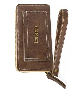 Cartera LOIS Laramie mano piel marron