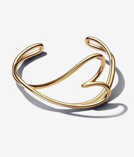Pulsera PANDORA Rígida Corazón Forma Orgánica
