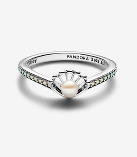 Anillo PANDORA Concha Princesa Ariel