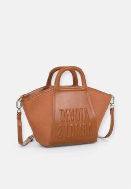 Bolso DEVOTA&LOMBA cesto camel