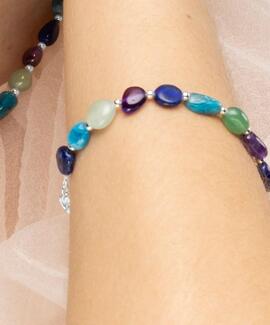 Pulsera LUXENTER Umavi de Amatista Natural
