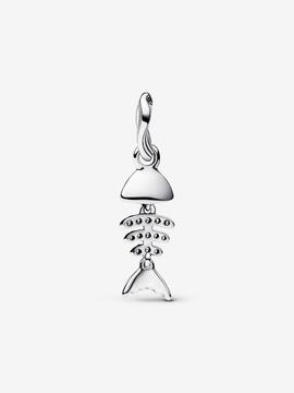Charm PANDORA colgar Espina Pez Color Turquesa