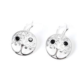 Pendientes FINK Árbol de la vida Azabache