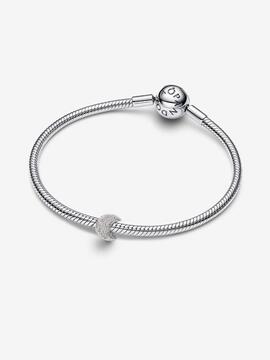 Charm PANDORA plata mini luna Textura