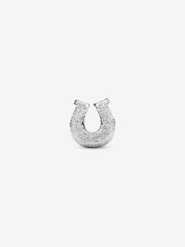 Charm PANDORA plata mini herradura textura