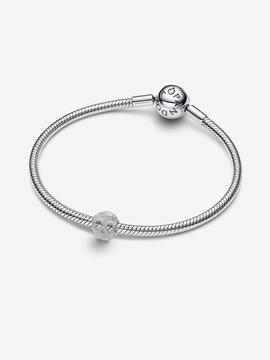 Charm PANDORA plata mini calavera textura